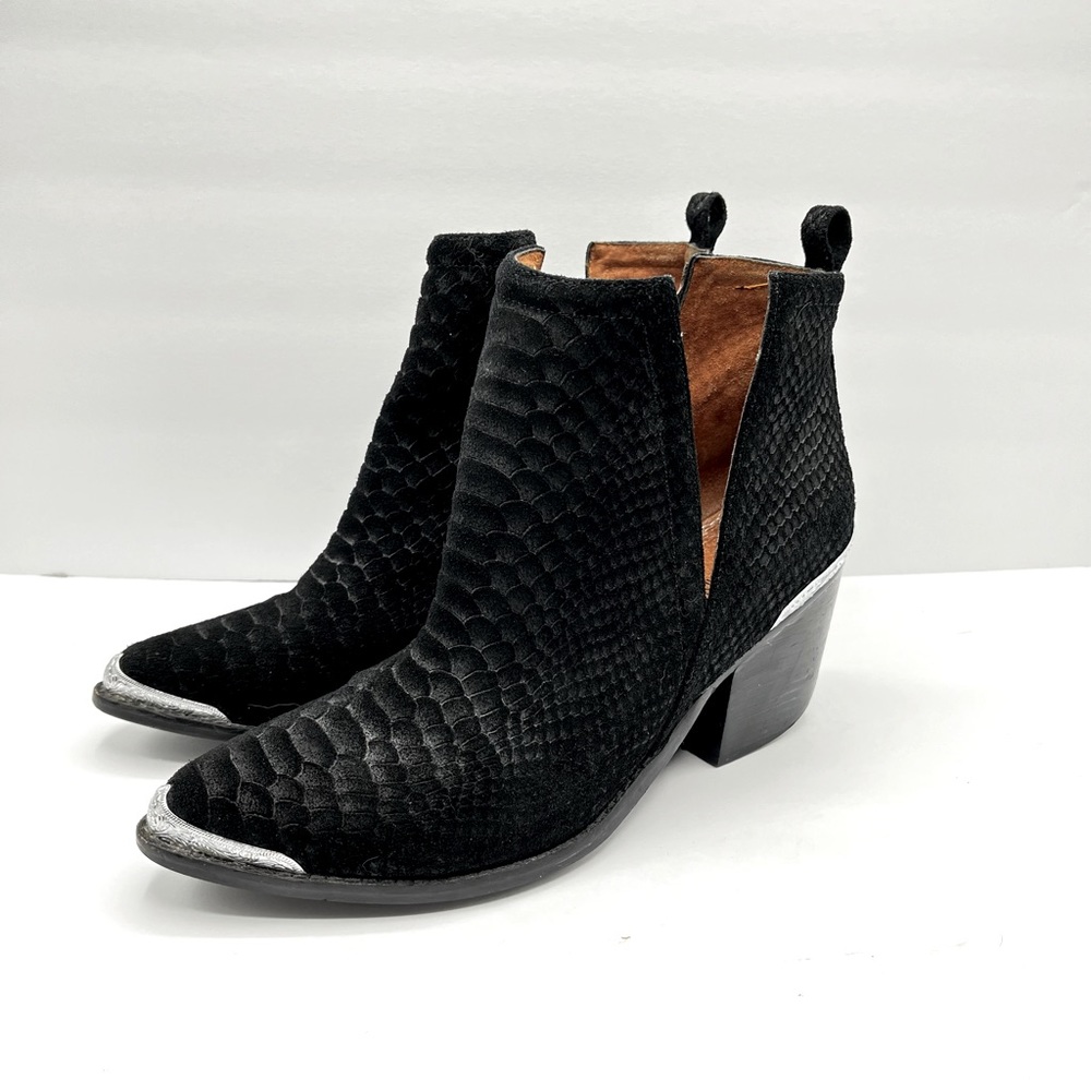 Jeffrey Campbell Cromwell Black Booties Women’s Size 9.5